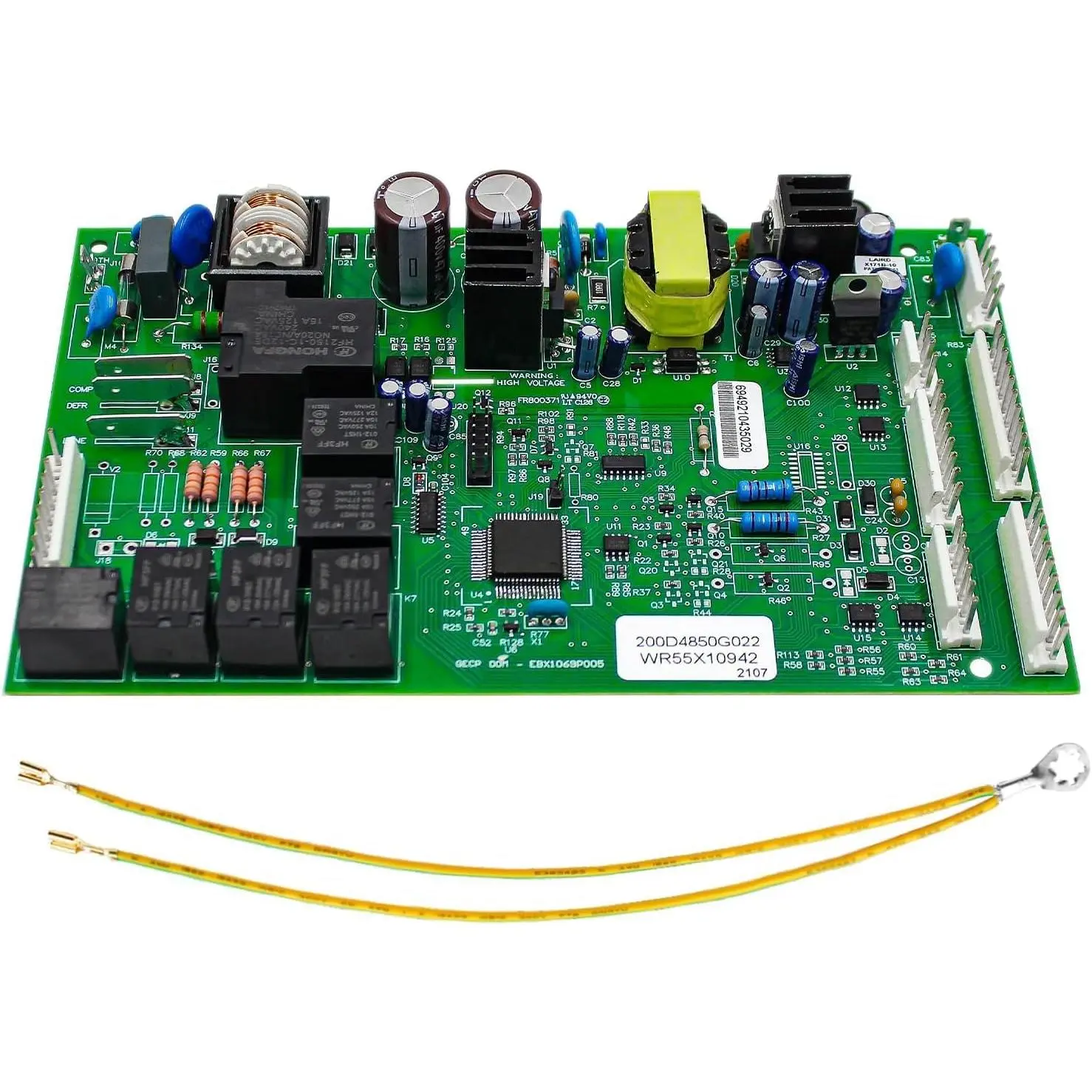 WR55X10942 WR55X10942C Control Board for  Refrigerator  | Compatible for  Control Board Replaces WR55X10942P WR55X11130 WR55X10552 WR55X10656 WR55X10996 WR55X11072, Non-