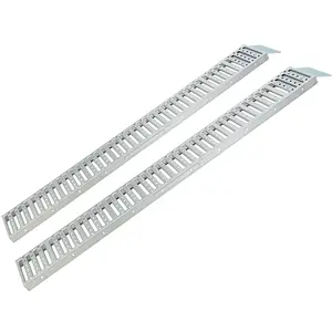 Garvee Heavy Duty Anti-Slip Steel Loading Ramps Set – 72" x 9" Each, 1000 lbs Capacity, Safe Access for Motorcycle, ATV, Lawn Mower, Cycle, Pickup Truck, Garage, Canopy Entry