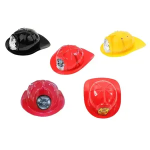 Kid Fireman Costume Hard Helmets Fireman Helmet Firefighter Hat Fireman Cosplay Costume Accessories Halloween Props
