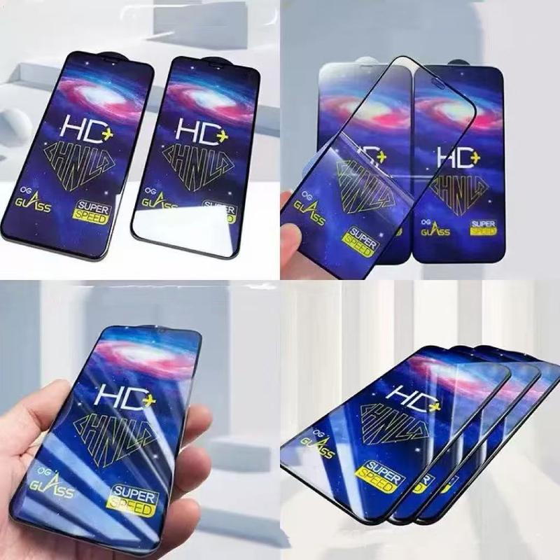 Glass Screen Protector Tempered Glass for iPhone 17 16 15 14 13 12 11 Series Pro Max Plus XR XS Max 8 7 HD+ Super Speed Protection Cover iphone 16 plus cases iphone 15 pro max case iphone 13 case iphone 14 cases screen protector junk phone case