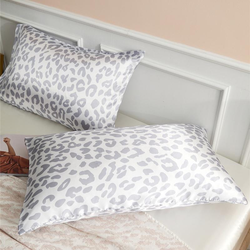 Leopard Print Pillowcase without Filler, 2 Counts Modern Simple Pillowcase, Soft Comfortable Pillow Protector, Pillow Cover for Home Bedroom Dormitory, Bed Sheet Set