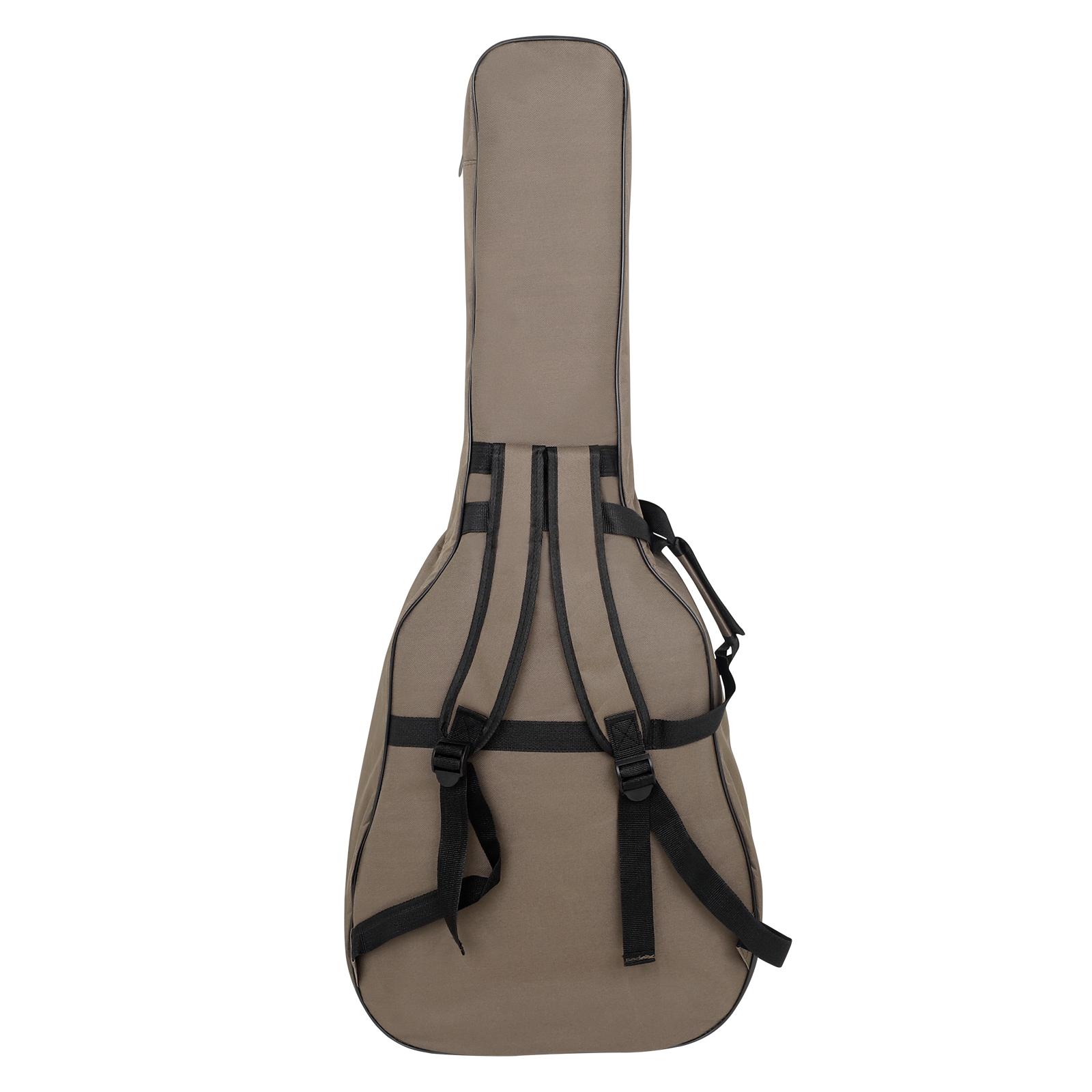 Guitar Bag, 1 Count Guitar Case with Shoulder Strap, Guitar Bag with Side Pocket, Instrument Bag & Case for Guitar, Bass, Violin, Cello, Mandolin