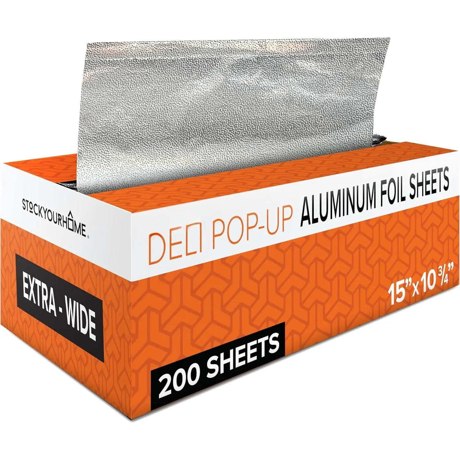 Foil Sheets, 200 Count, 15' Extra Wide Heavy Duty, Pop Up Foil Sheets for Restaurant, Deli,  Use