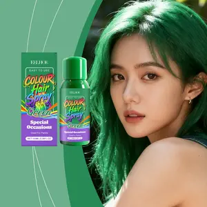 EELHOE Colour Hair Spray Green - Temporary Washable Hair Color Spray