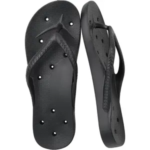 Shower Shoes for Men and Women Arch Support Flip Flops Holes Orthotic Thong Slipper for Beach Pool Bath Gym College Dorm Non-Slip Quickly Dry Sandals(Gift)