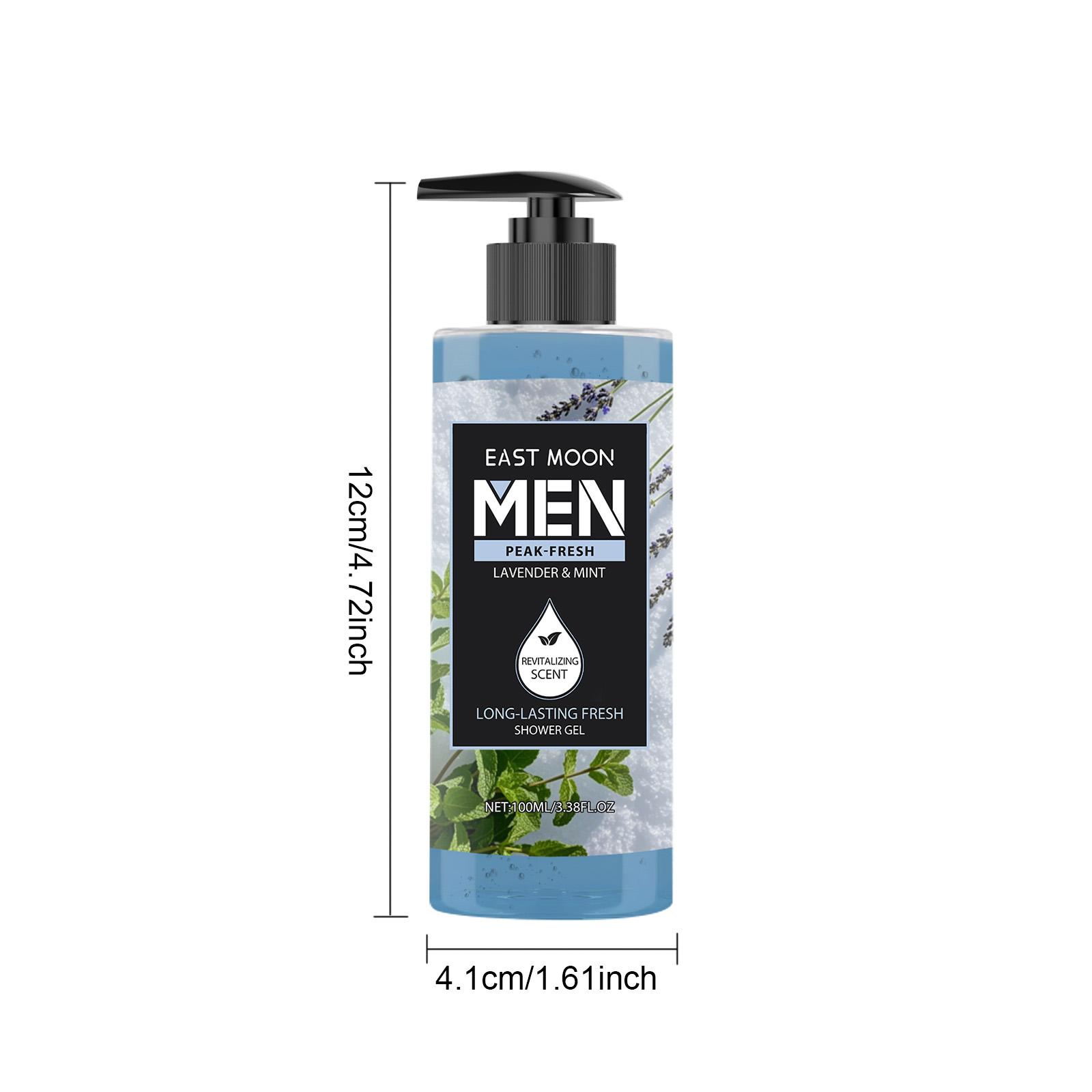 Mint Lavender Fragrance Body Wash, Moisturizing and Moisturizing Cleansing Body Skin Refreshing and Gentle