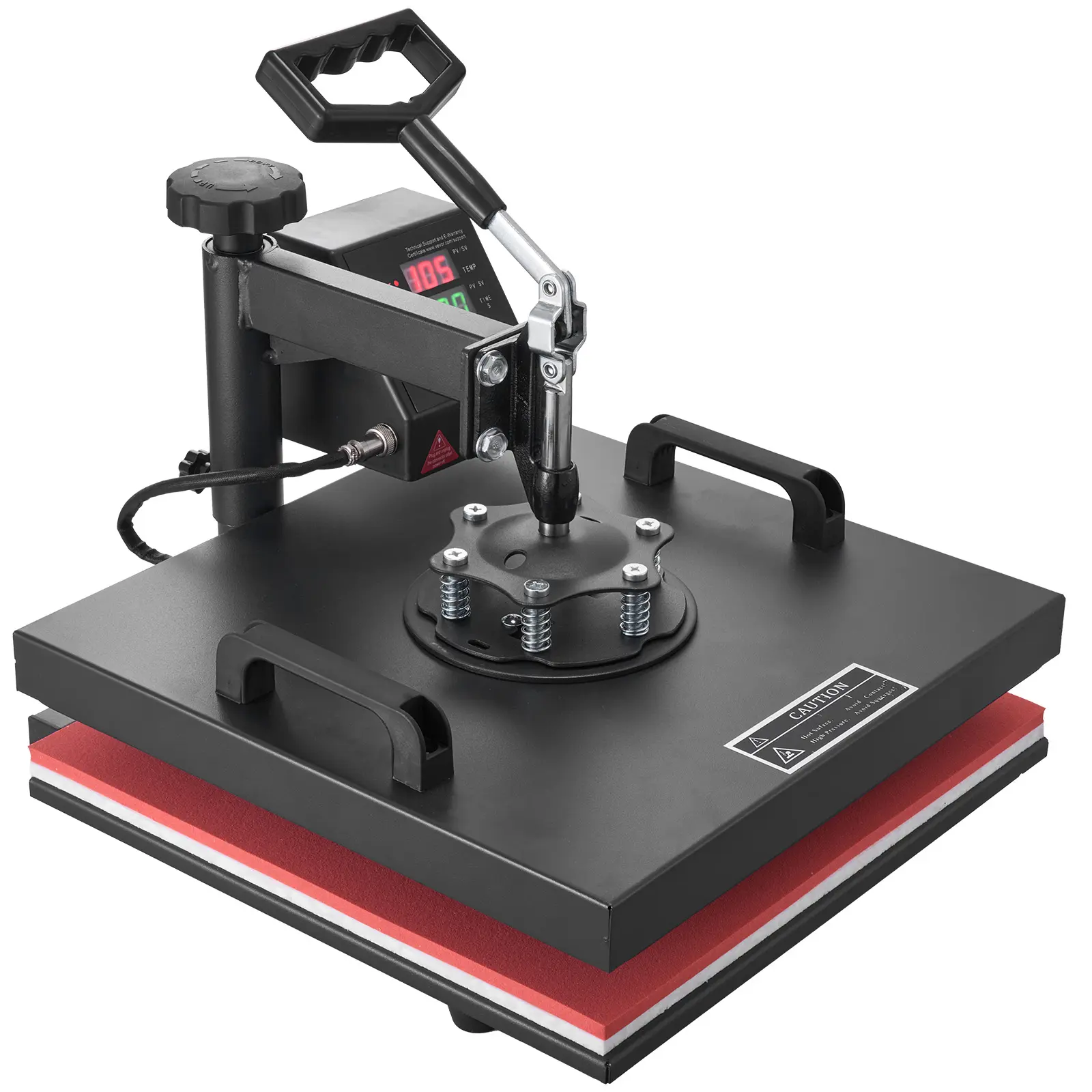 8 in 1 Heat Press Machine 15x15 Inch T-Shirt Pressing Machine 360° Swing Away Professional Sublimation Heat Press for Sublimation, Vinyl, Heat Transfer Projects