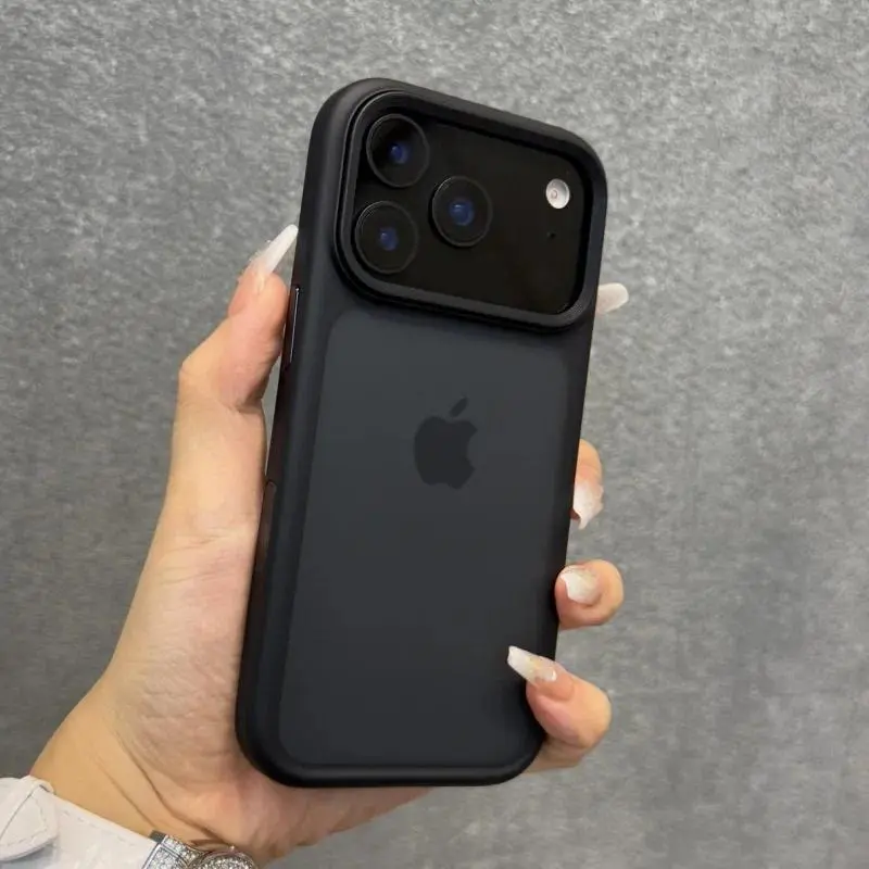 Luxury Matte Translucent Smartphone Casing For iPhone 17 Pro Max, 17 Air - Handheld Cellphone Devices Back Cover With Camera Control Button, Shockproof Bumper Protection