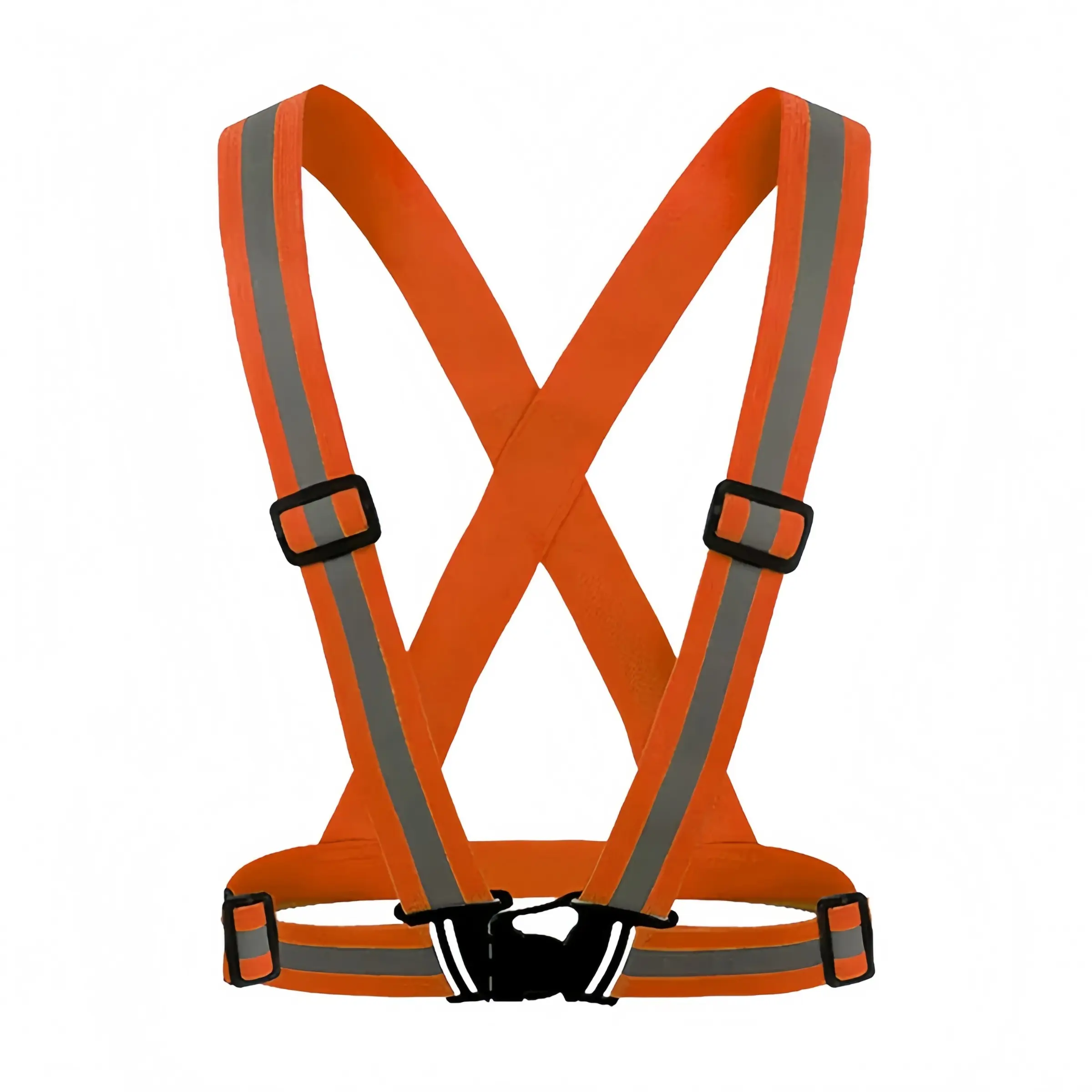 Adjustable Reflective Vest, High Visibility Safety Vest for Cycling, Night Running, Construction, Outdoor Activities, 1 Piece