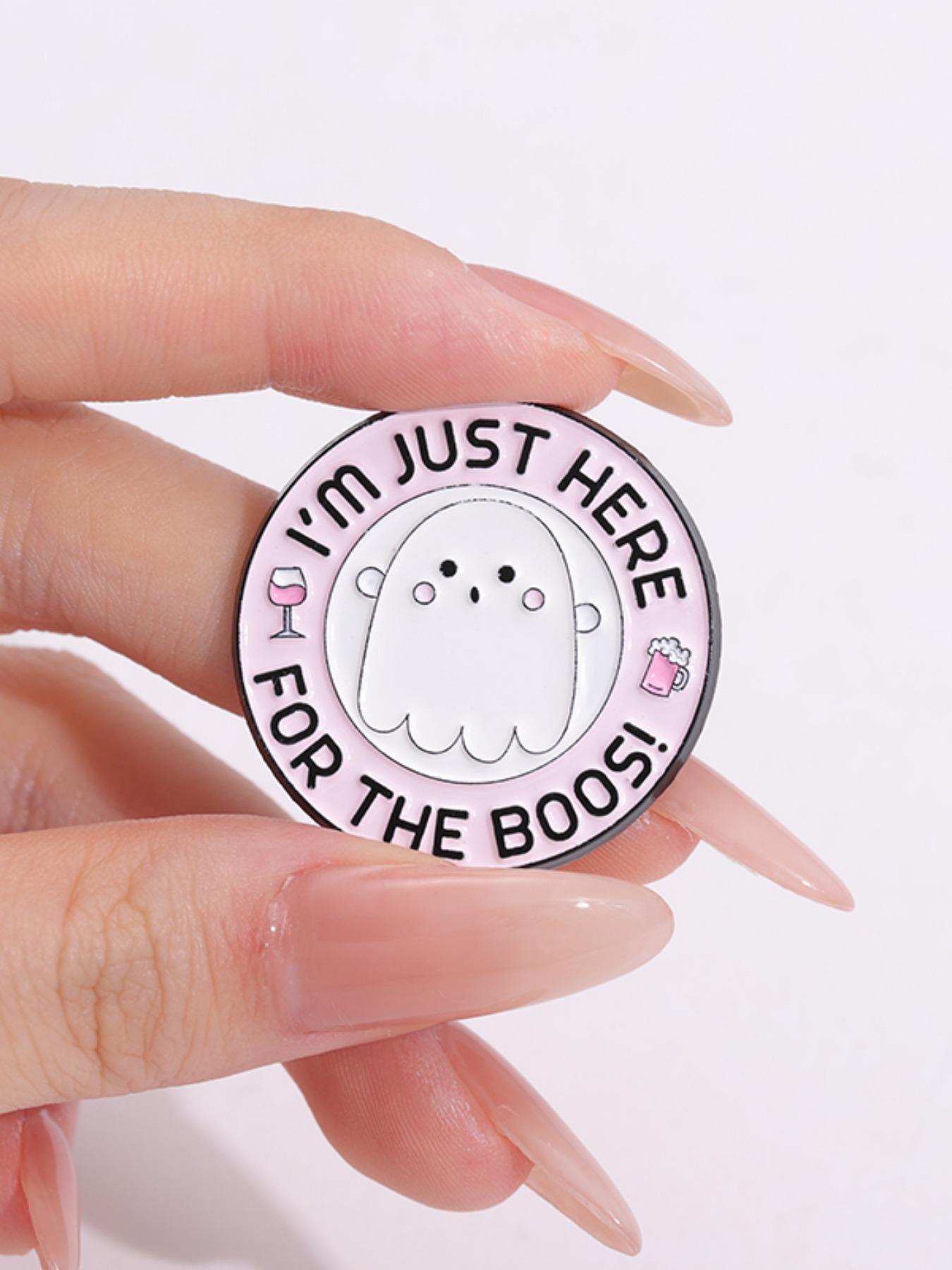 Cute Cartoon Ghost Design Brooch, 7 Counts/set Novelty Badge for Clothes Hat Pin, Fashion All-match Kawaii Accessories As Gift for Women & Men