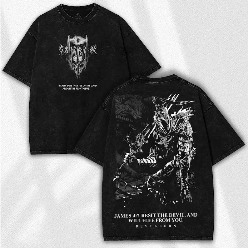 Sauron  Washed Shirt: Vintage Dark Lord Tee, Distressed Middle Earth Retro Villain Shirt