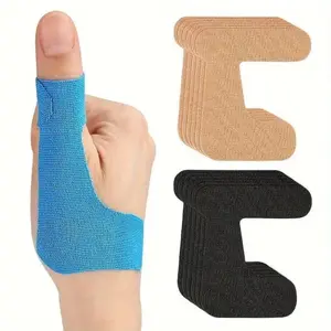 5 Pairs Thumb Splint & Finger Support Wrap – Self-Adhesive Elastic Sports Tape, Breathable Compression Protection for Volleyball, Basketball, Gym Training, Injury Relief & Anti-Chafing Support