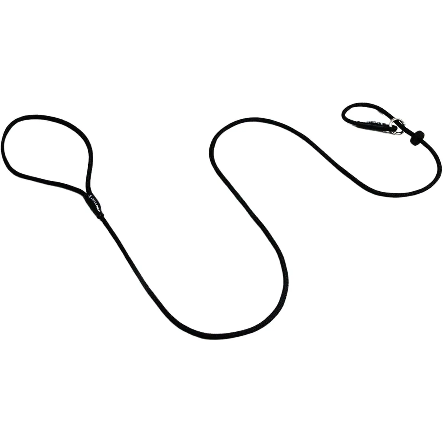 Signature Slip Lead for s, Black. 4ft Lightweight  Slip Leash with Sliding Rubber Stopper.  Lead for s, Thin Slip Lead, No  or Harness Needed (Black)