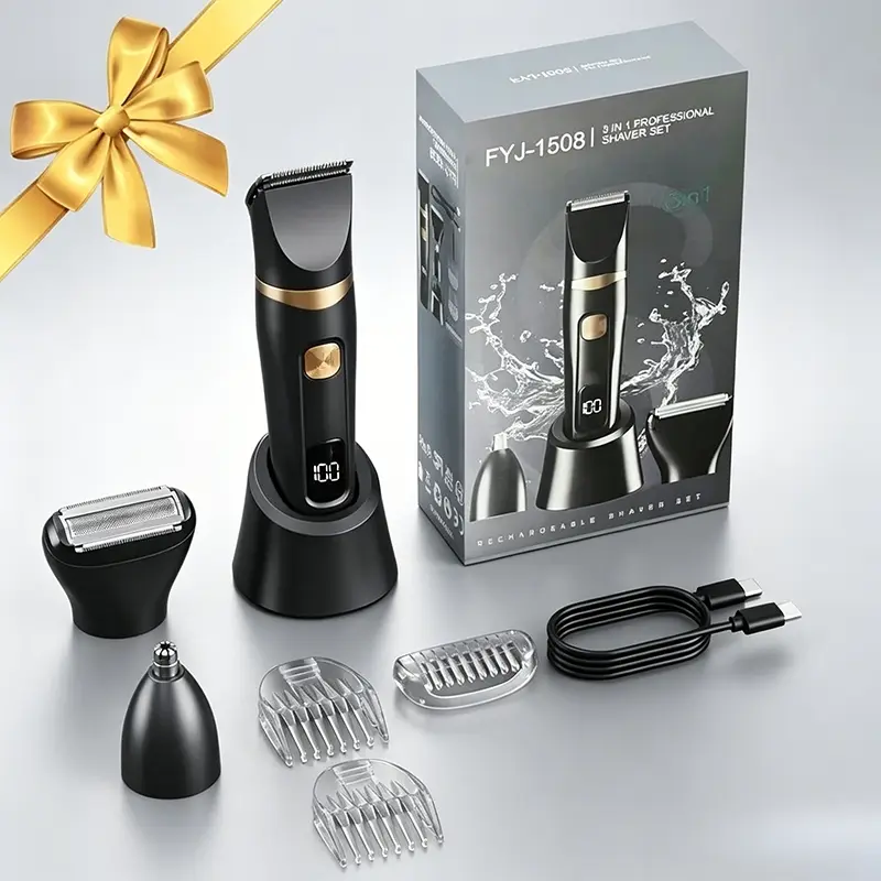 Intelligent electric body shaving device - Underarm Trimmer - for trimming underarm hair, groin area, private parts, suitable for both men and women - replaceable head