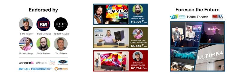 ULTIMEA Poseidon D50 5.1-Channel Sound Bar: 320W Peak Power, 2 Surround Speakers, Bluetooth Subwoofer. Ideal for Smart TVs, Home Theaters & PC Gaming. Comes with Smartphone-Controlled Cinematic Remote. Springtok