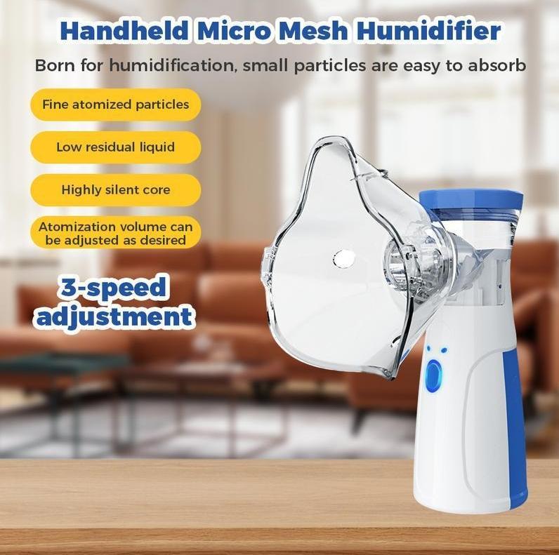 Portable Rechargeable Smart Humidifier - Auto-Clean Dual Modes, Handheld for Home & Travel SpringStatements