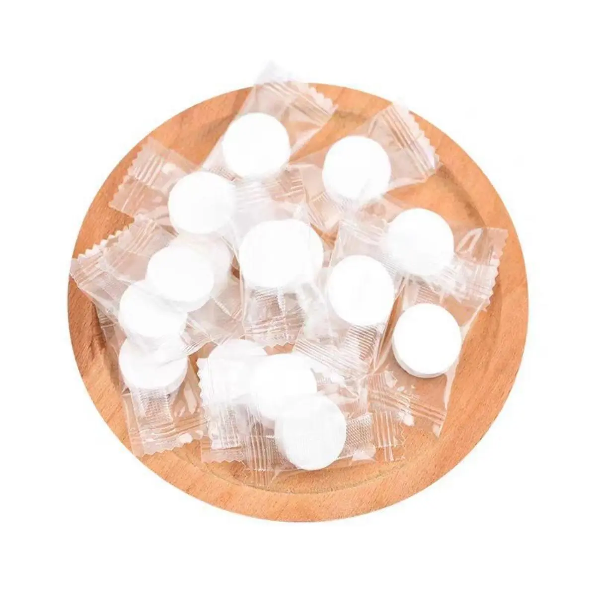 100-Pack Disposable Washcloths, Soft Fabric Compressed Clean Face Towels, Unisex Magic Towel Tablets for Travel, Camping & Daily Use, Magic Towels Compressed Towel
