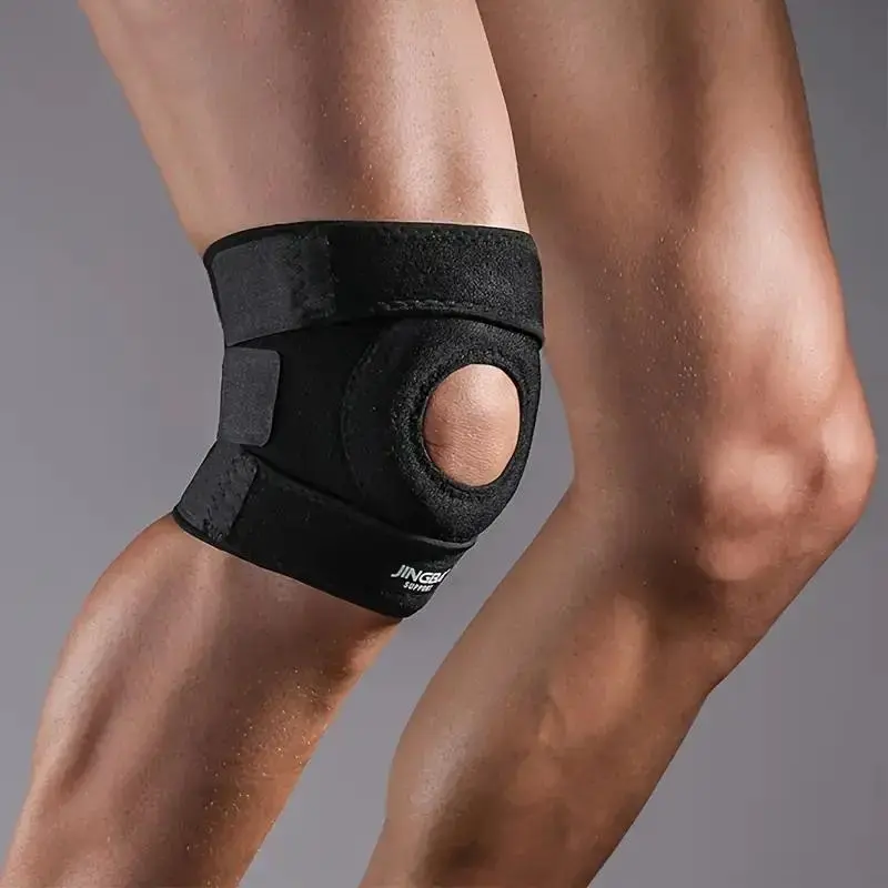 1 Pair Compression Knee Pads, Sports Exercise Support Gear, Protective Equipment for Knee Stability, Ideal for Active Lifestyle