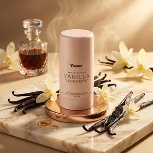 Youbuy Natural Vanilla Deodorant for Women & Men, Long-Lasting Body Odor Protection Stick, Paraben-Free, 40g/1.4oz, Healthy Deodorant