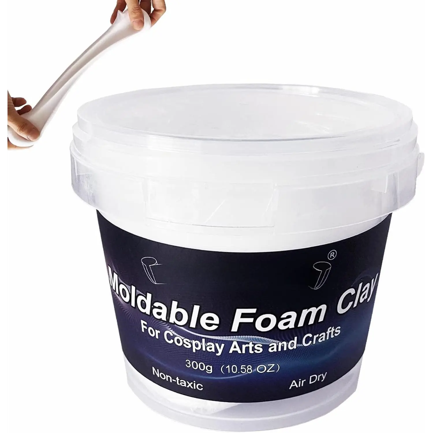 Clay Moldable Air Dry Clay Craft 300g White Clay Moldable Air Dry Clay Craft 300g White