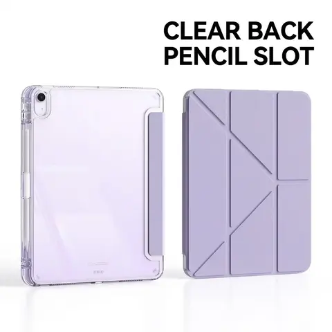 KENKE KENKE Fashionable Tablet Case with Pencil Holder, Solid Color Tablet Protective Cover, Tablet Protector for iPad 2025 11th A16 iPad Pro M4 13inch Pro 11inch, Tablet Casing, Ipad Accessories (Case Only)