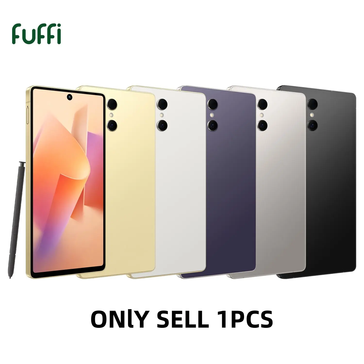 Fuffi Pro Smartphone, 6.8-Inch HD Large Screen, 8mp+20mp Camera, 6+64GB/128GB RAM, 4g Network, 4100mah Battery, Dual Sim Android Phone, Usb
