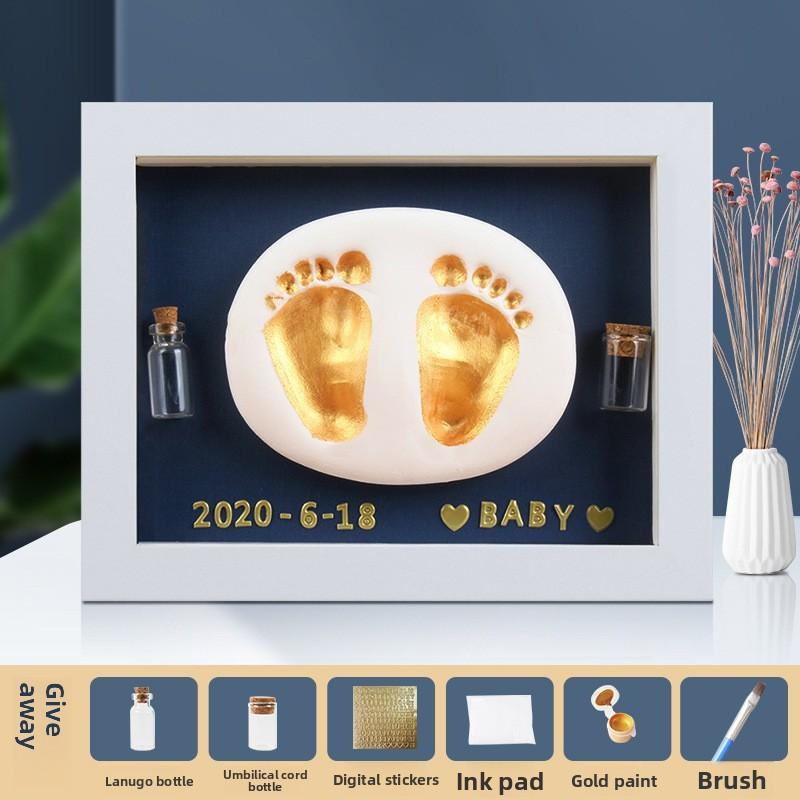 The Sweetest Newborn Gift Ever |   Baby Print Clay & Hair Memorial Frame