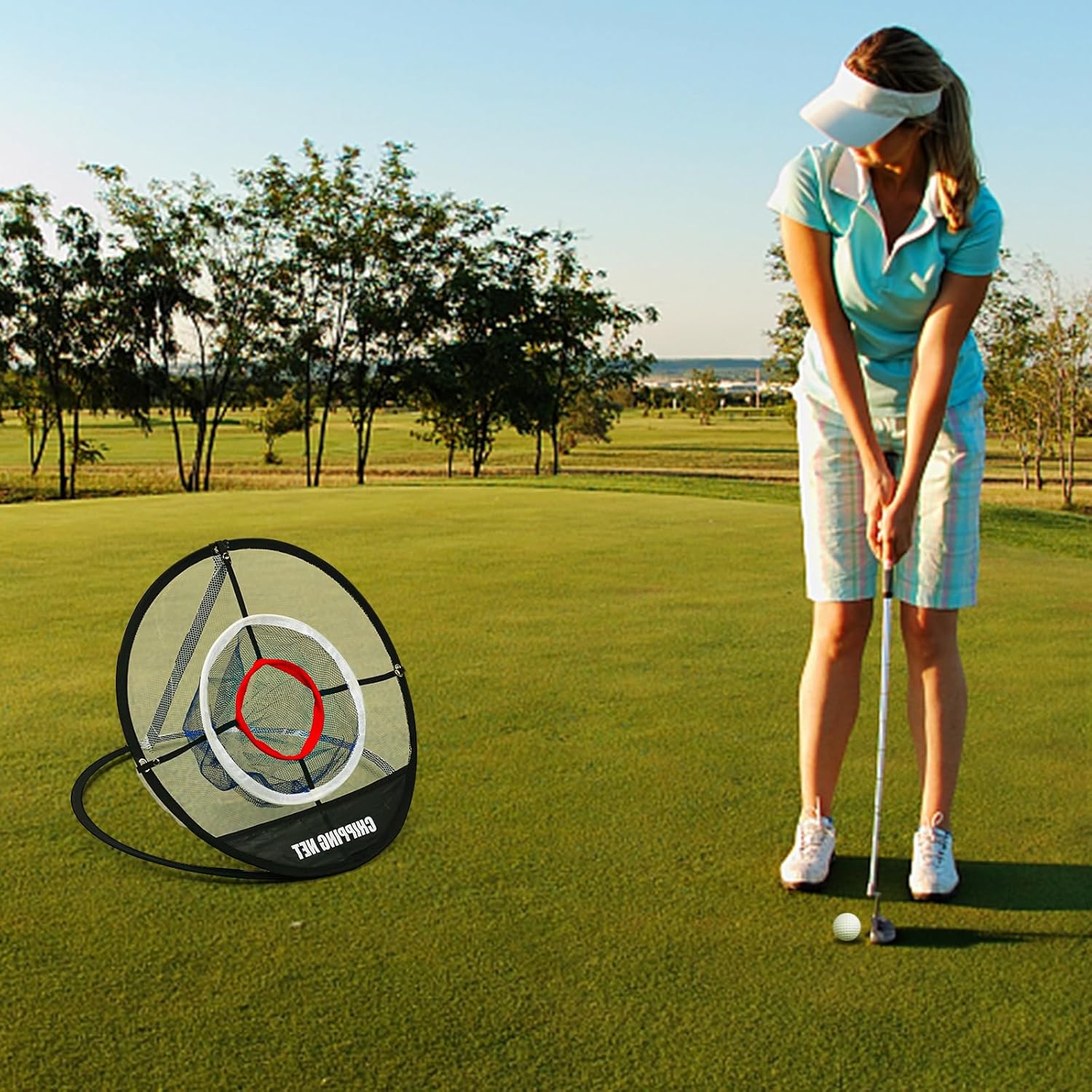 Golf Practice Net with Three-Layer Chipping Net Set, Portable Golf Target for Precision and Swing Training, Essential Golf Training Equipment, Golf Accessories, Golf Training Tool, Golf Training Accessory Golf Practice Net with Three-Layer Chipping Net Set, Portable Golf Target for Precision and Swing Training, Essential Golf Training Equipment, Golf Accessories, Golf Training Tool, Golf Training Accessory