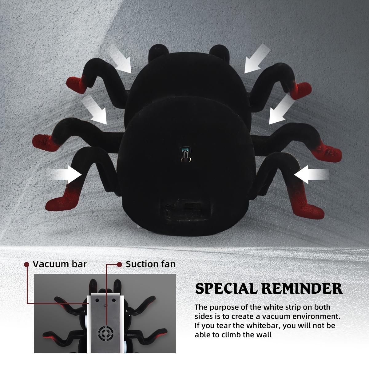 Remote Control Crawling Spider Robot--Realistic Wall-Climbing Wolf Spider Indoor Toy Robot