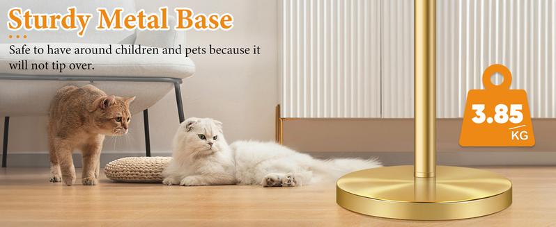 LED Arc Floor Lamp with Remote, 2250LM Dimmable Gold Floor Lamp with Timer, Adjustable Colors, Brightness & 5 Adjustable Arms, Multi-Head Tall Tree Standing Lamp for Living Room Bedroom Corner Office Modern Mood Lighting