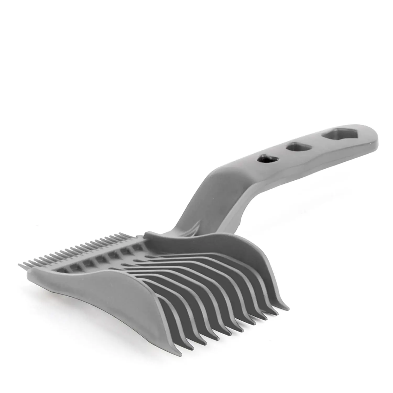 Fade Comb, Professional Barber Hair Comb  Men Haircut (grey, Medium)