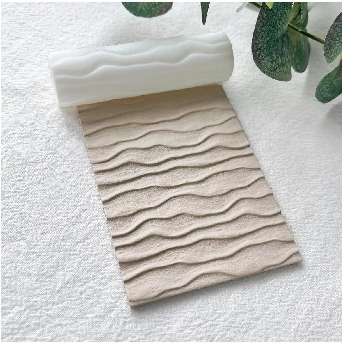 Sea Spiral Shell Texture Roller for Polymer Clay, Summer Polymer Clay Texture Roller