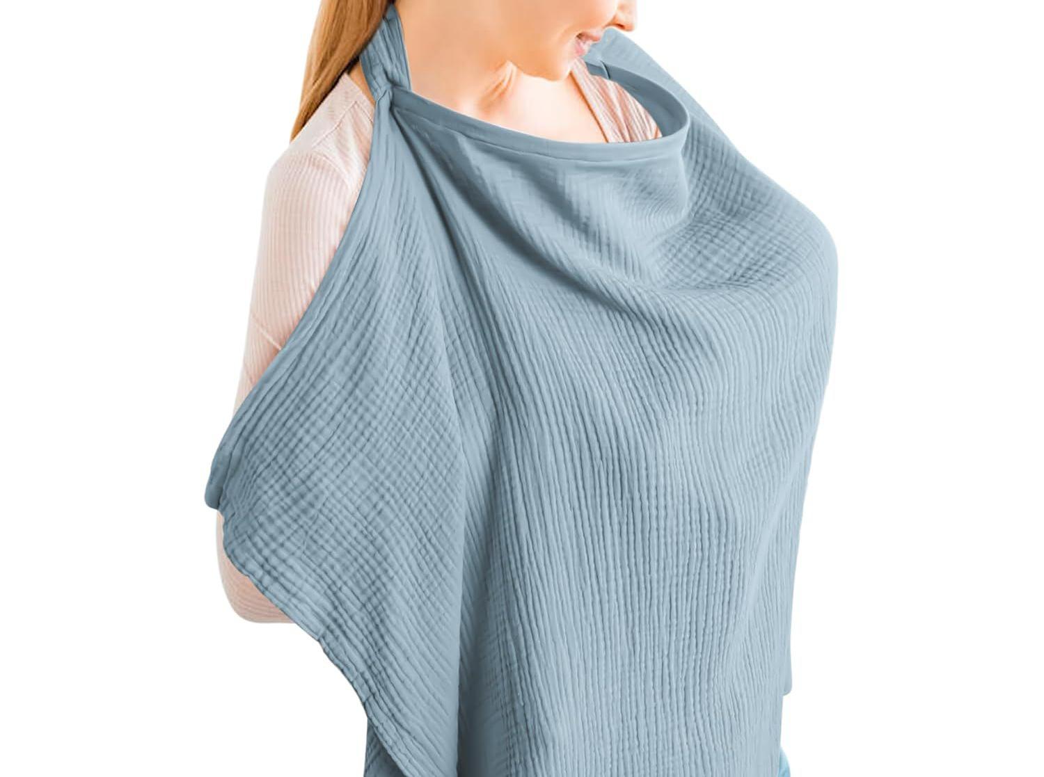 Adjustable Nursing Cover!Breathable Cotton for Discreet Feeding 🤱