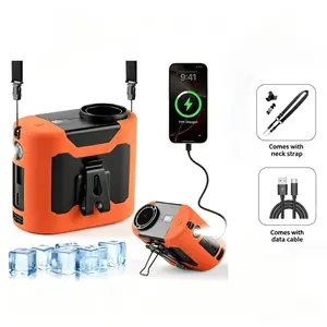 2026 New Single-Barrel Waist Fan,  Portable USB Waist Fans, Outdoor High-Wind Mini Clip-On Waist Fans Damatek