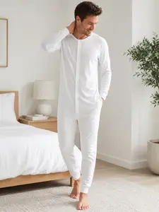Men's European and American Style Outerwear, Casual Home Wear Overall Pants, Leisure Sports Overall Clothing, Comfortable and Stylish