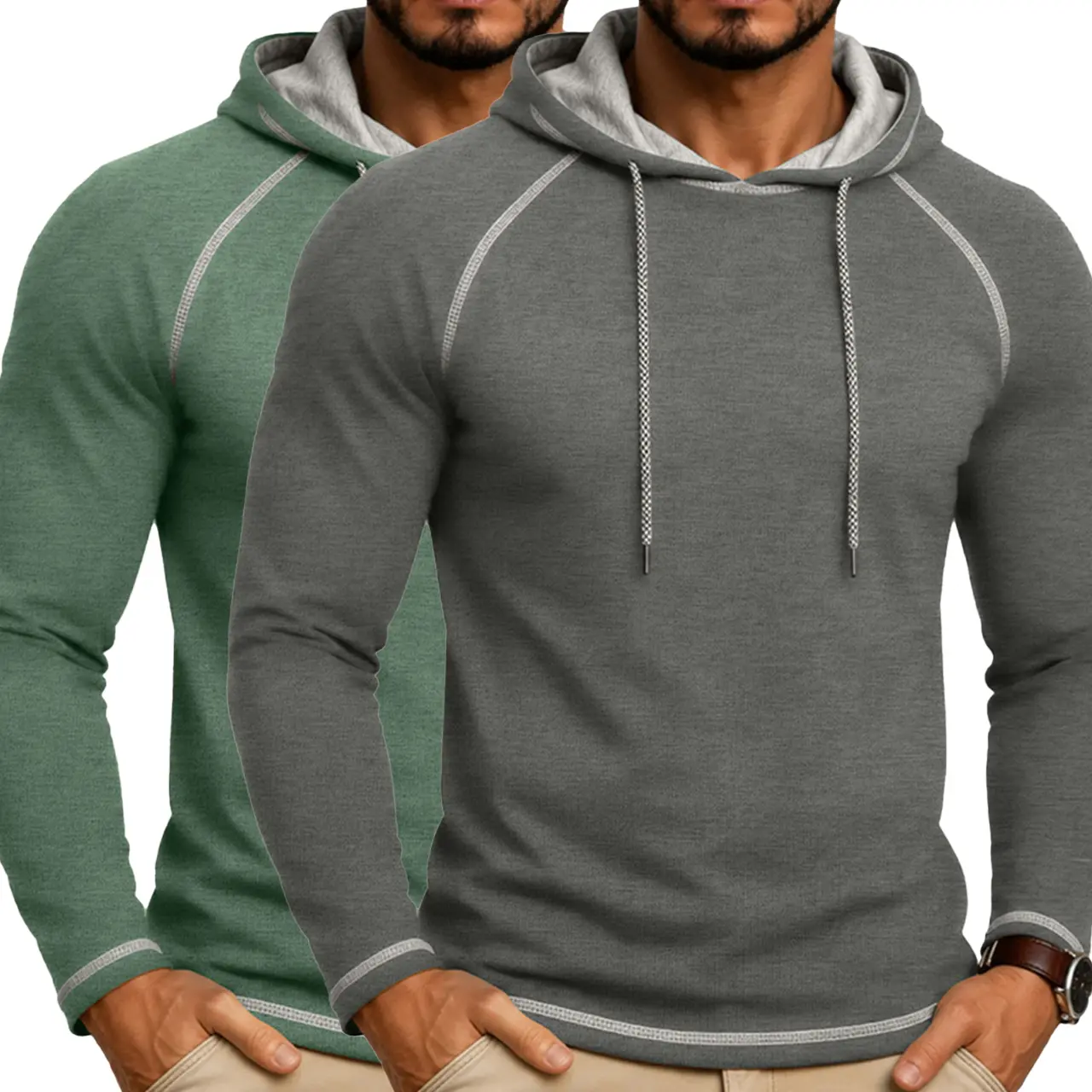 grey+green