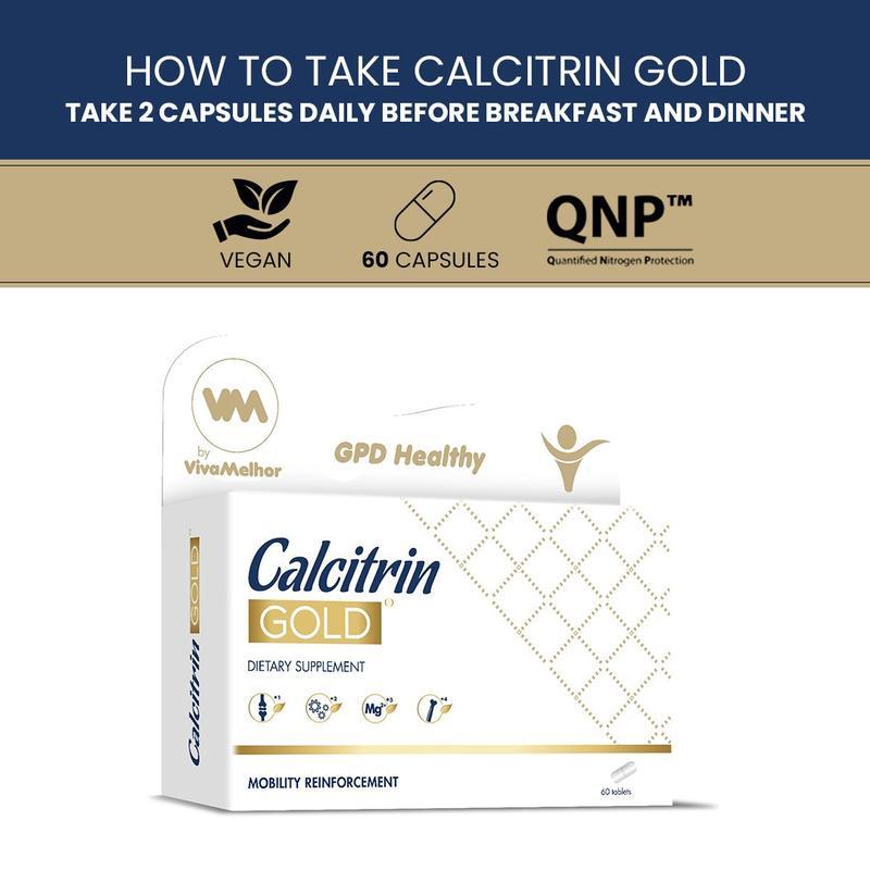 Dietary Supplement  Mobility Reinforcement,Calcitrin Gold  60 Tablets
