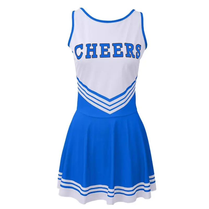 Cheer Uniform Kids Girls Cheerleading Team Student Role Playing Stage Performance Competition Carnival Party Outfit Set