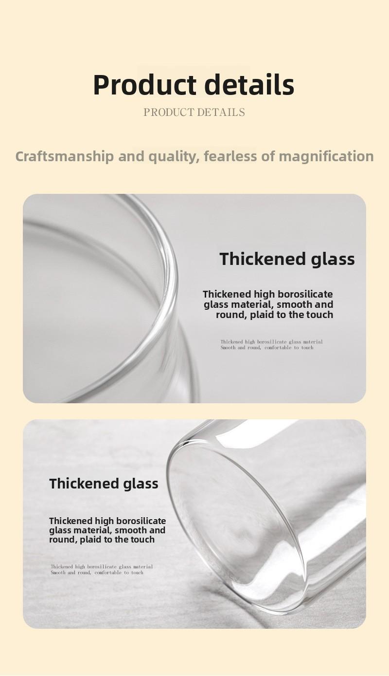 High Borosilicate Glass Sealed Jar 500Ml Black Gold Cap Kitchen Grain Candy Jar Press-Type Vacuum-Sealed Storage Jar