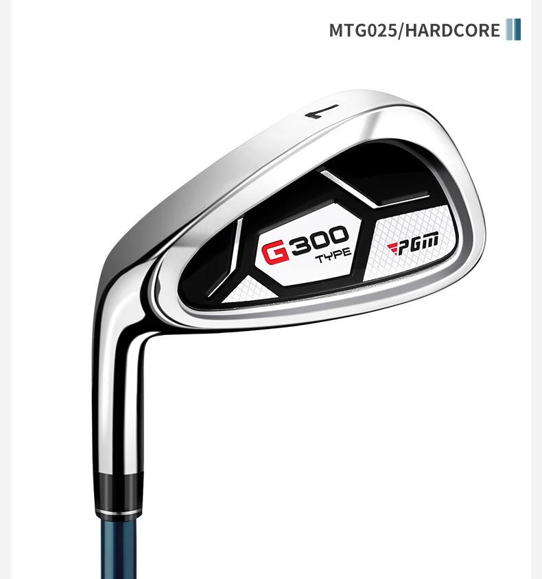 PGM Golf Club – Men's Left-Handed 7-Iron: Stainless Steel Head, Beginner Practice Club