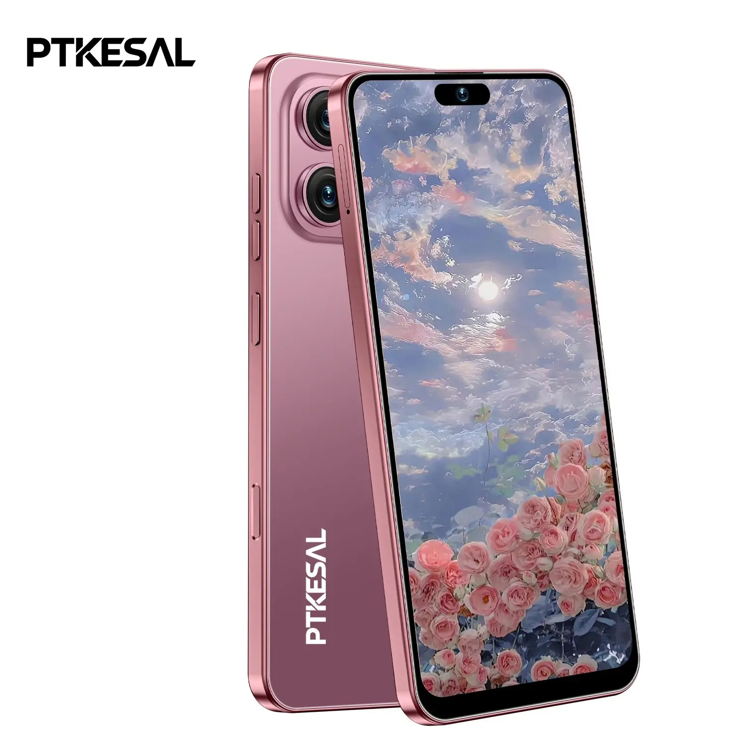 Ptkesal 17 Pro Max Android Mobile Smartphone, Dual Sim, Octa-Core Processor, 6gb+64GB, 6.93-Inch Full Screen, 5000mah Battery, Android 12.0
