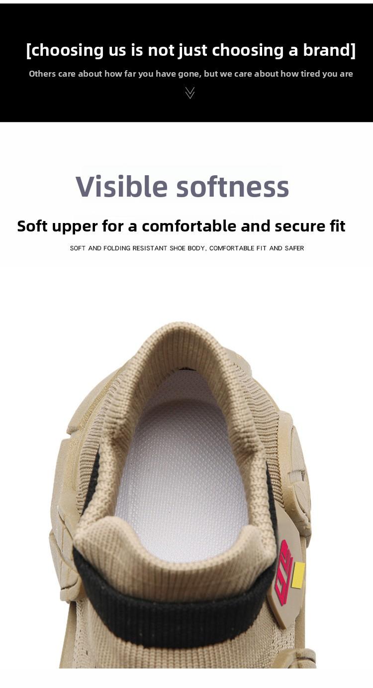 2026 new men's shoes, breathable mesh, new fly-knit casual shoes, thick-soled slip-on lazy sports casual trendy shoes