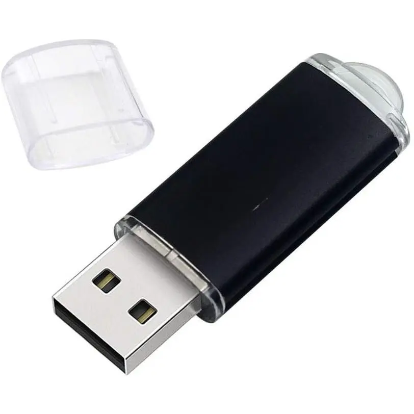 USB Flash Drives 8GB 1 Pack USB 2.0 Thumb Drives Memory Stick with LED  (Black, 8GB-1Pack)