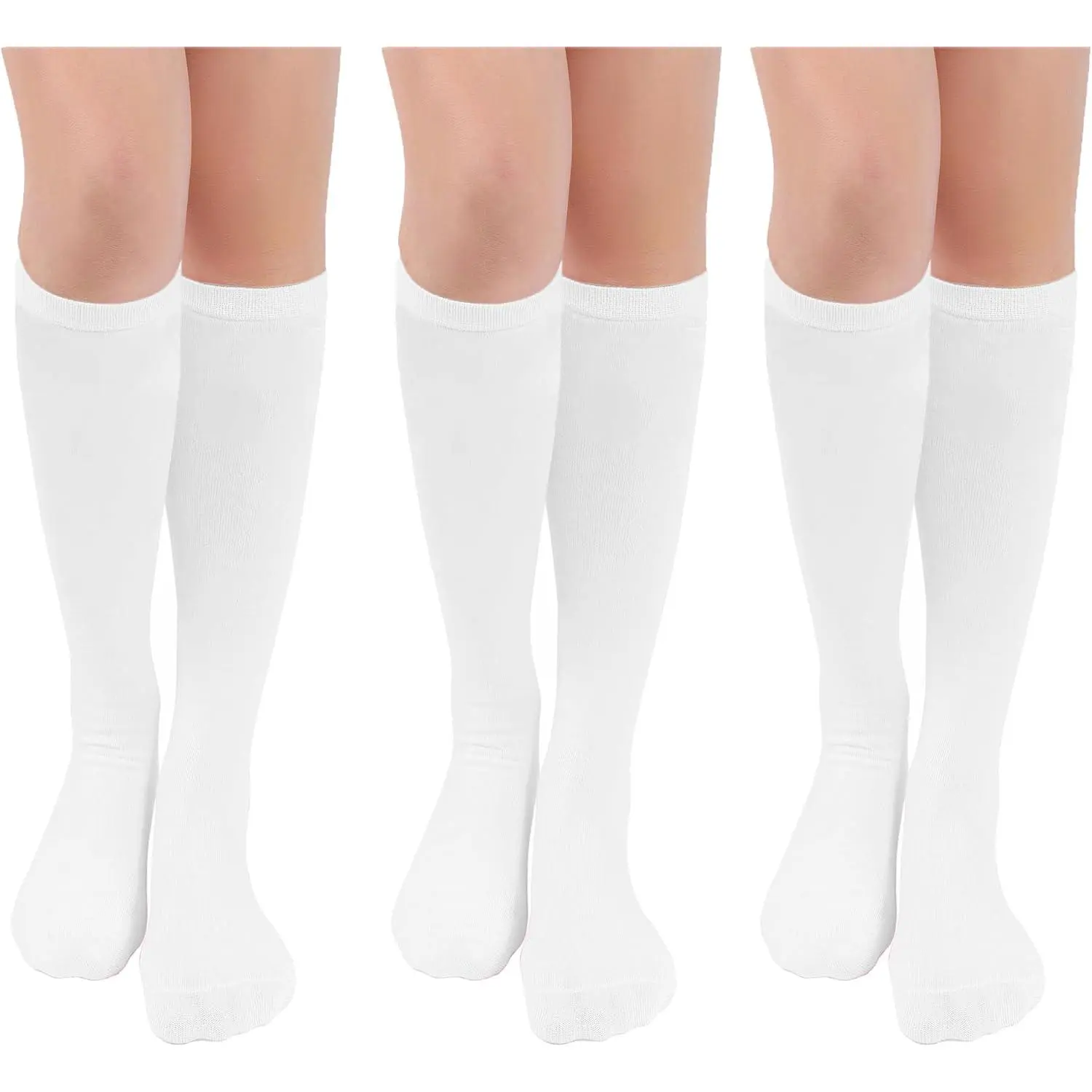 Knee High Socks for Woman Long Tall Tube Athletic Cotton Tall Socks Baseball Softball Socks