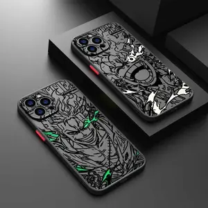 Cool Anime New O-One P-Pieces Cover For iPhone 17 16 15 14 13 12 11 Pro Max Plus Frosted Translucent Soft Funda Phone Case