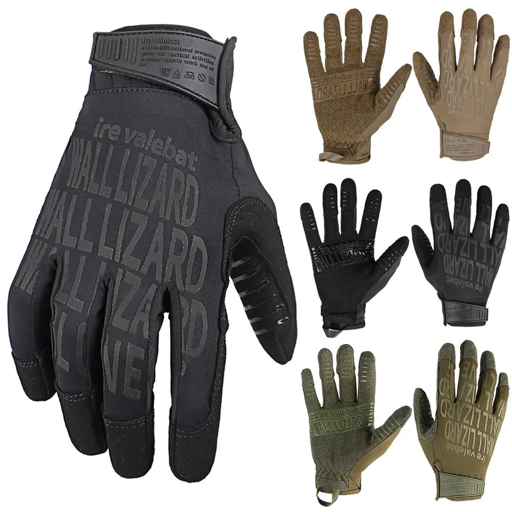 Tactical Full Finger Gloves for Men Women Hunting Shooting Anti-Skid Touch Screen Gloves Wear-resistant Durable Work Gloves