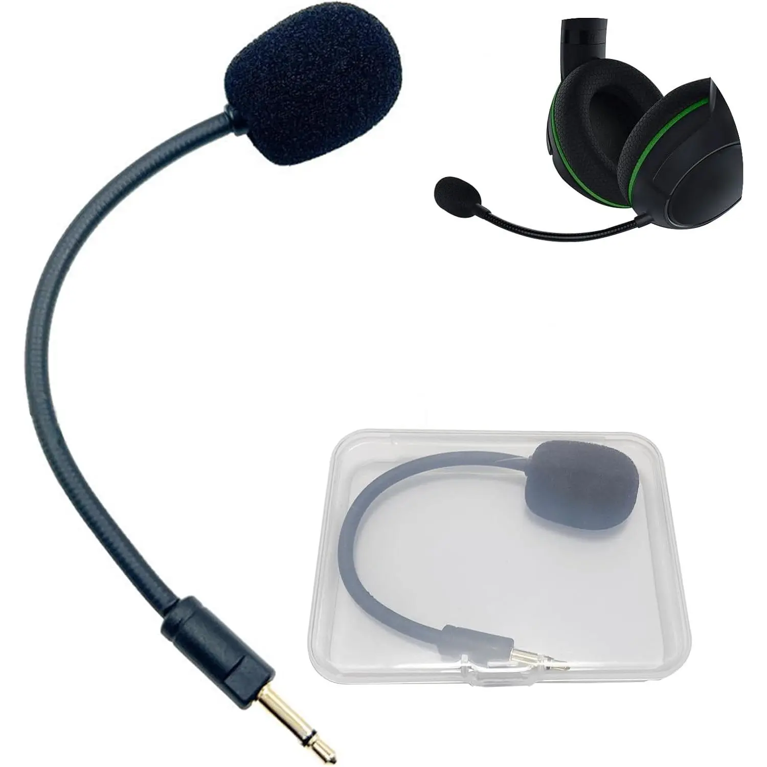 Compatible with  Kaira Pro  Gaming Headset Microphone, Clear Sound Quality, Detachable and 360  Bendable
