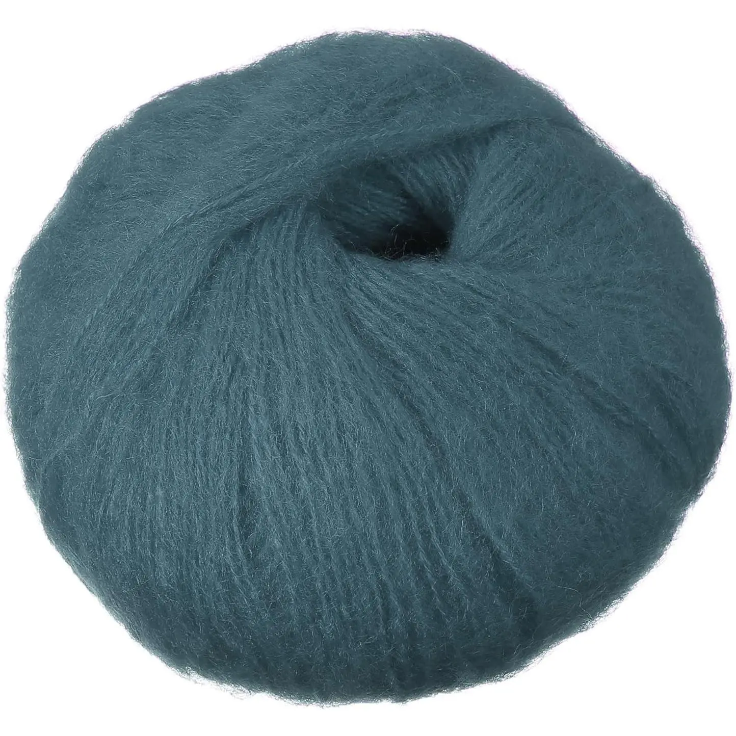 Mohair Yarn, Soft Yarn Faux Mohair Fuzzy  Fine  Yarns Thin for Crocheting Knitting Sweater Scarf Hat Crafts Blanket Rug, Dark Blue