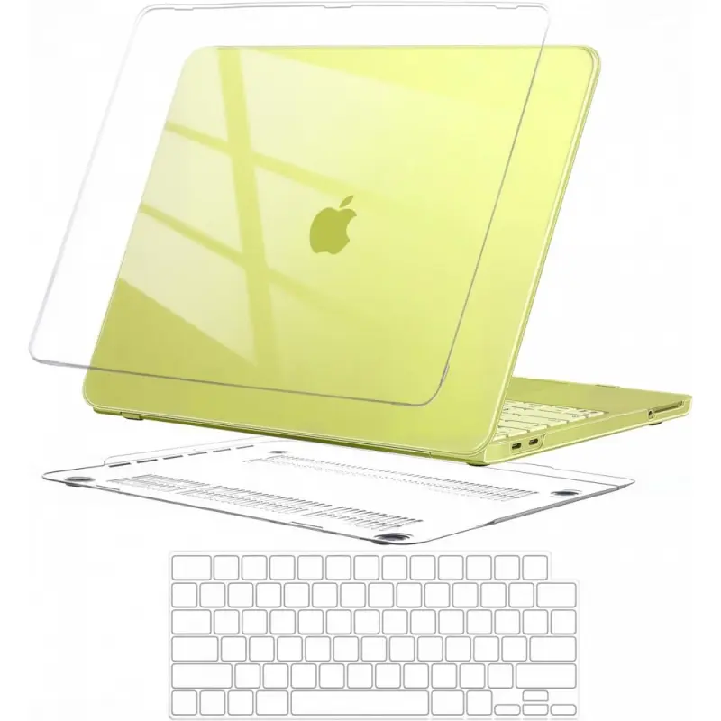 T Tersely 2-in-1 Clear Hard Shell Cover with Keyboard Protector, Compatible with 2026 MacBook Neo 13 Inch A3404 (A18 Pro, 512GB, Touch ID)