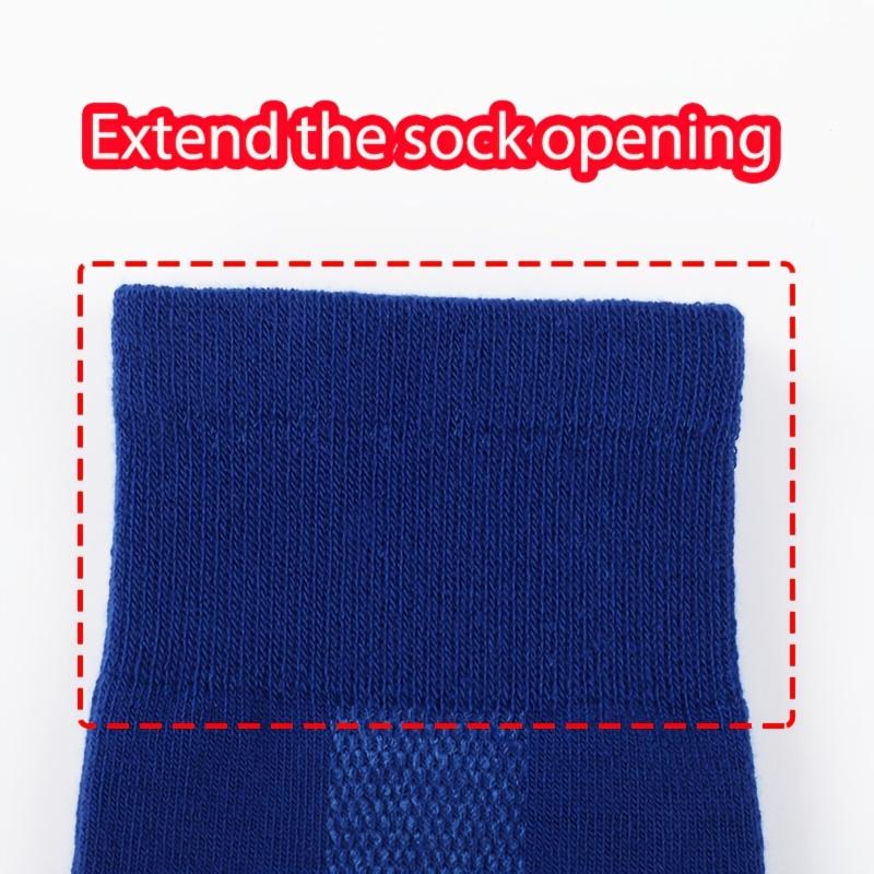 (New)1/3 Pairs Kids Knee-High Sports Socks - Breathable Mesh, High Elasticity & Moisture-Wicking, Solid Color Athletic Socks for Basketball, Football, School - Durable Polyester Boys & Girls Socks